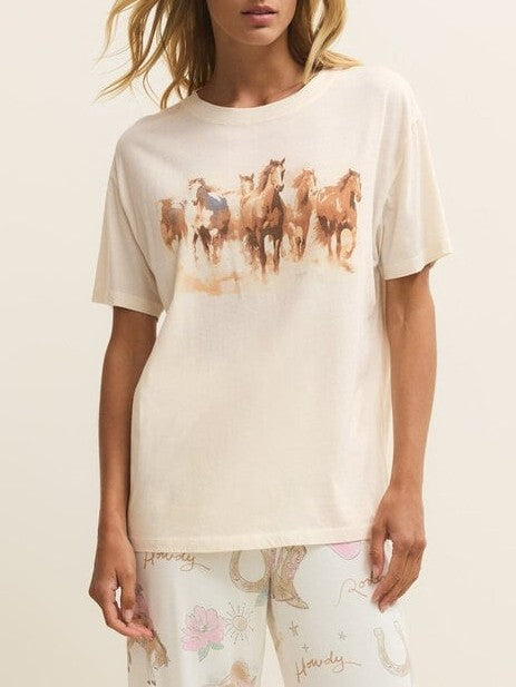 Z SUPPLY Howdy Horses Boyfriend Tee