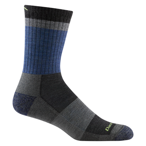 Heady Stripe  Micro Crew | Blue