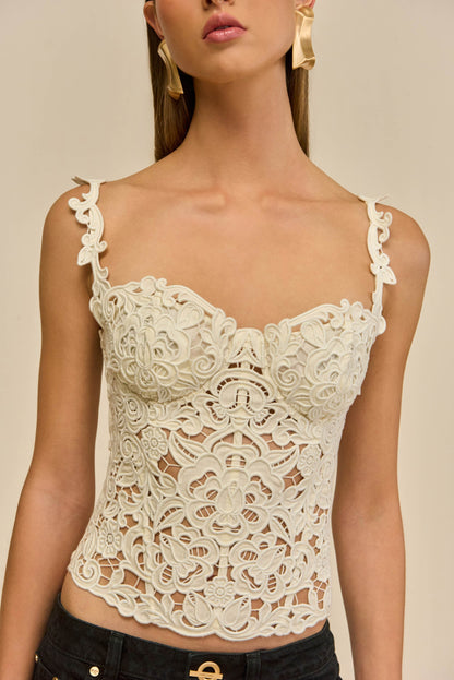 ZAIRE TOP - OFF WHITE