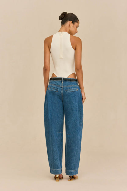 CASSIUS KNIT BODYSUIT - OFF WHITE