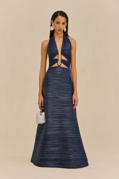 JAHZARA DRESS - DEEP LAKE