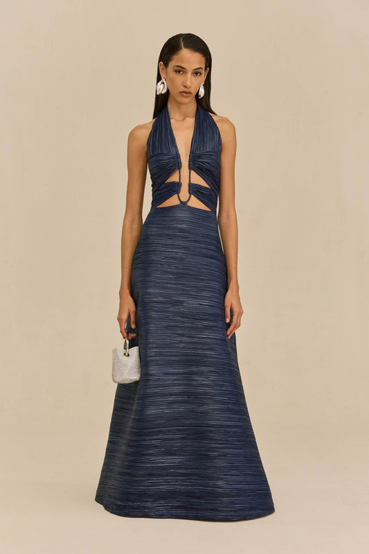 JAHZARA DRESS - DEEP LAKE