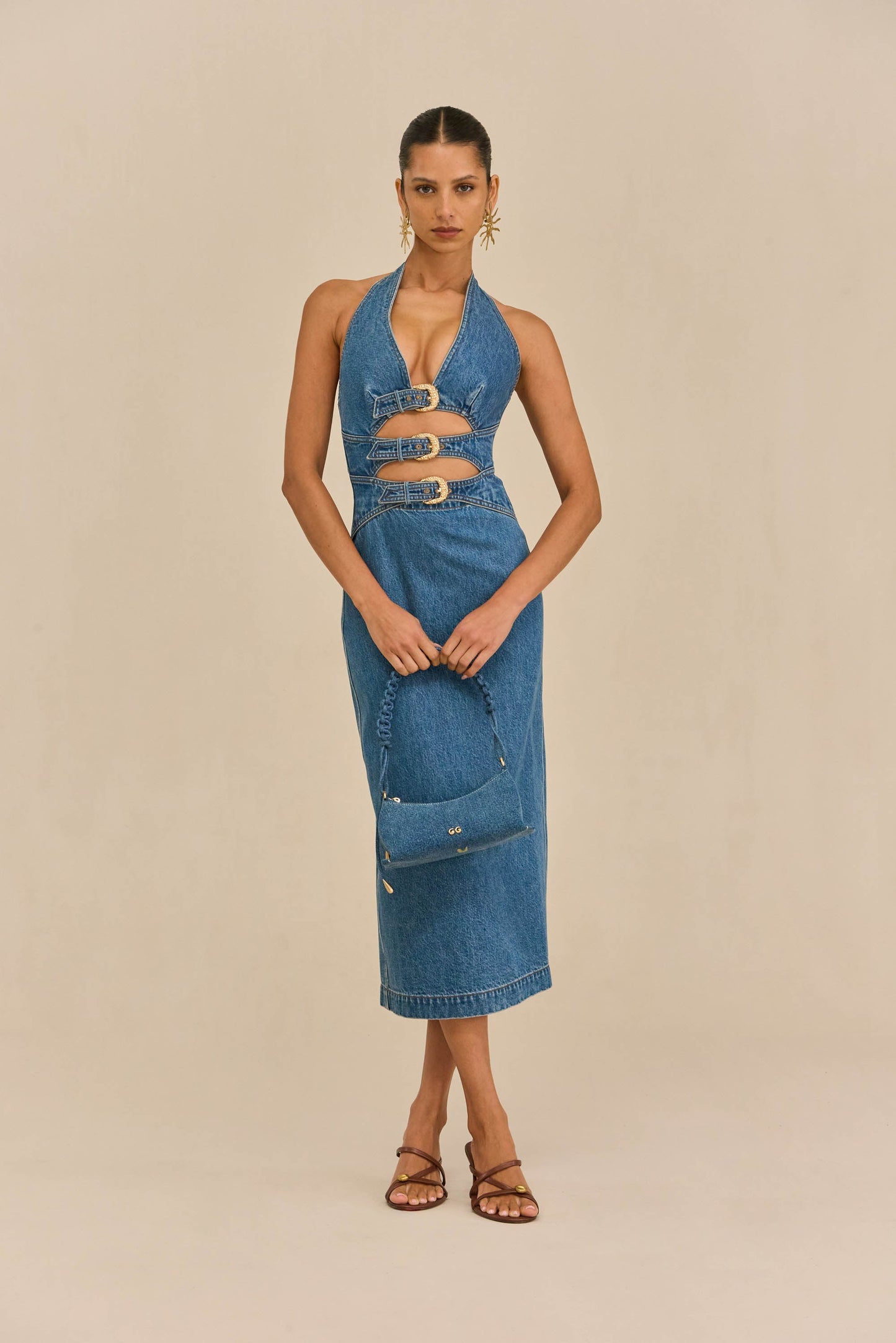 ESTELLE DRESS - STONE WASH