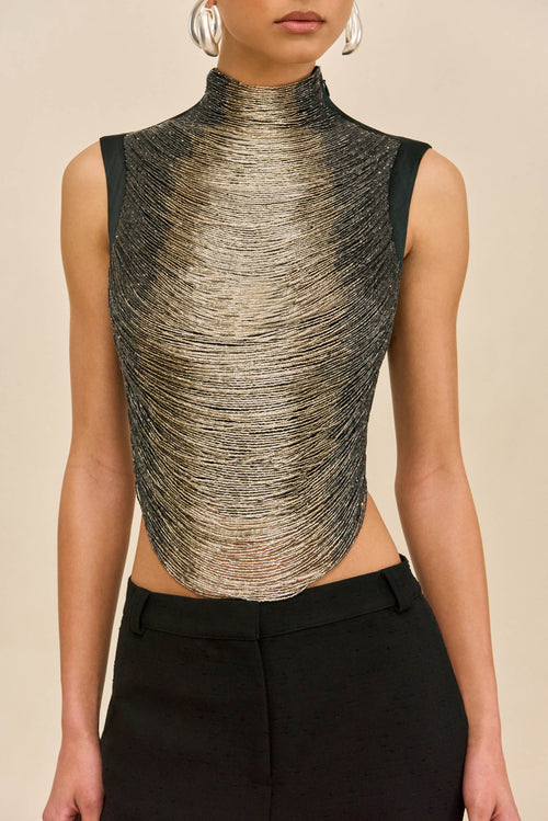 TARAJI TOP - BLACK