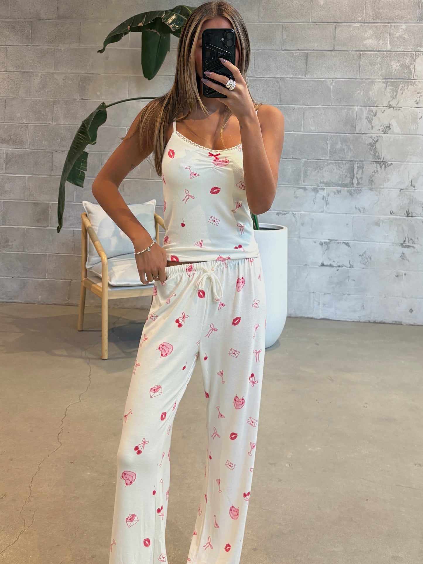 Z SUPPLY So Sweet Cami & Pant Lounge Set