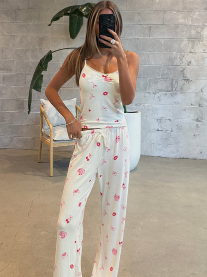 Z SUPPLY So Sweet Cami & Pant Lounge Set