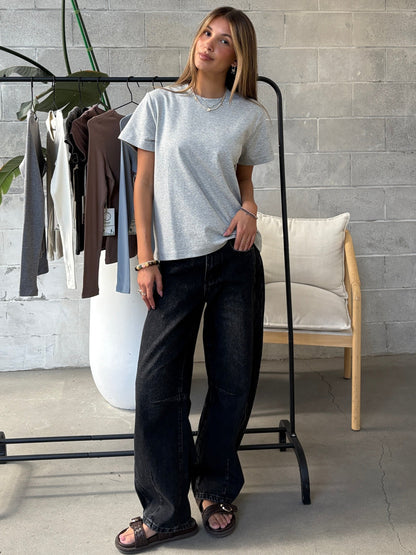KUWALLA Jacqueline Barrel Leg Jean