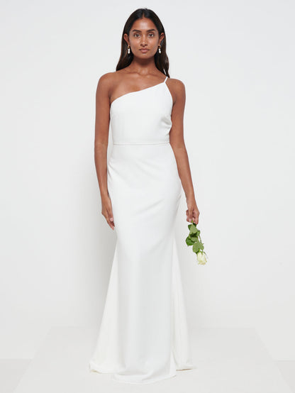 Amelia Crepe Maxi Dress - Ivory