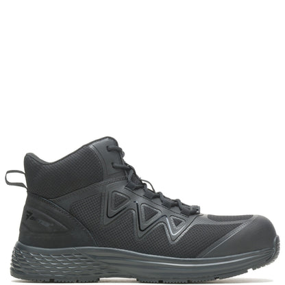 Bates Rush Mid Work Composite Toe E09103 Mens Black Wide Tactical Boots