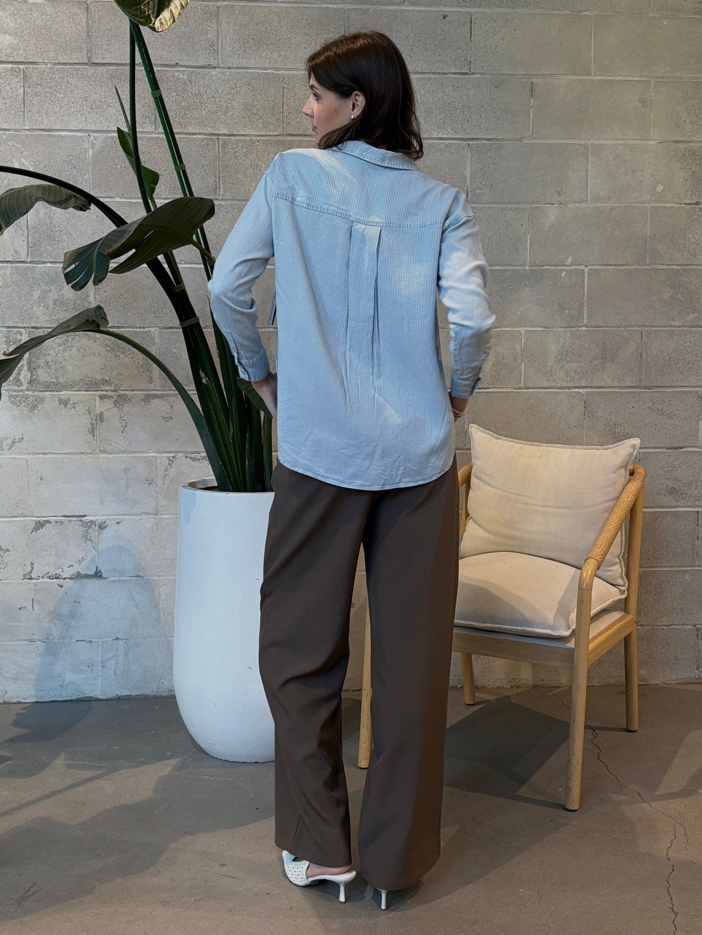 DEX Relaxed Button Front Shirt