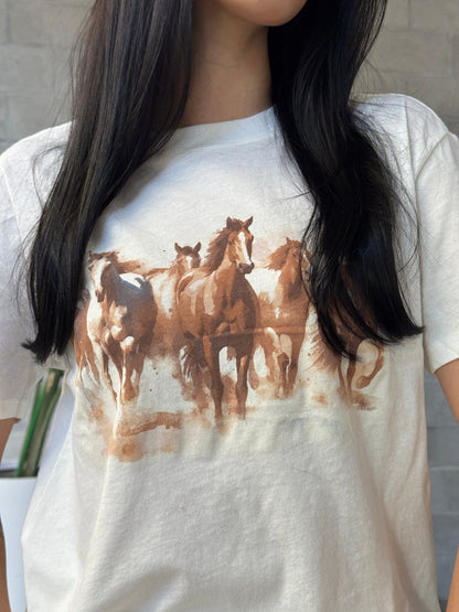 Z SUPPLY Howdy Horses Boyfriend Tee