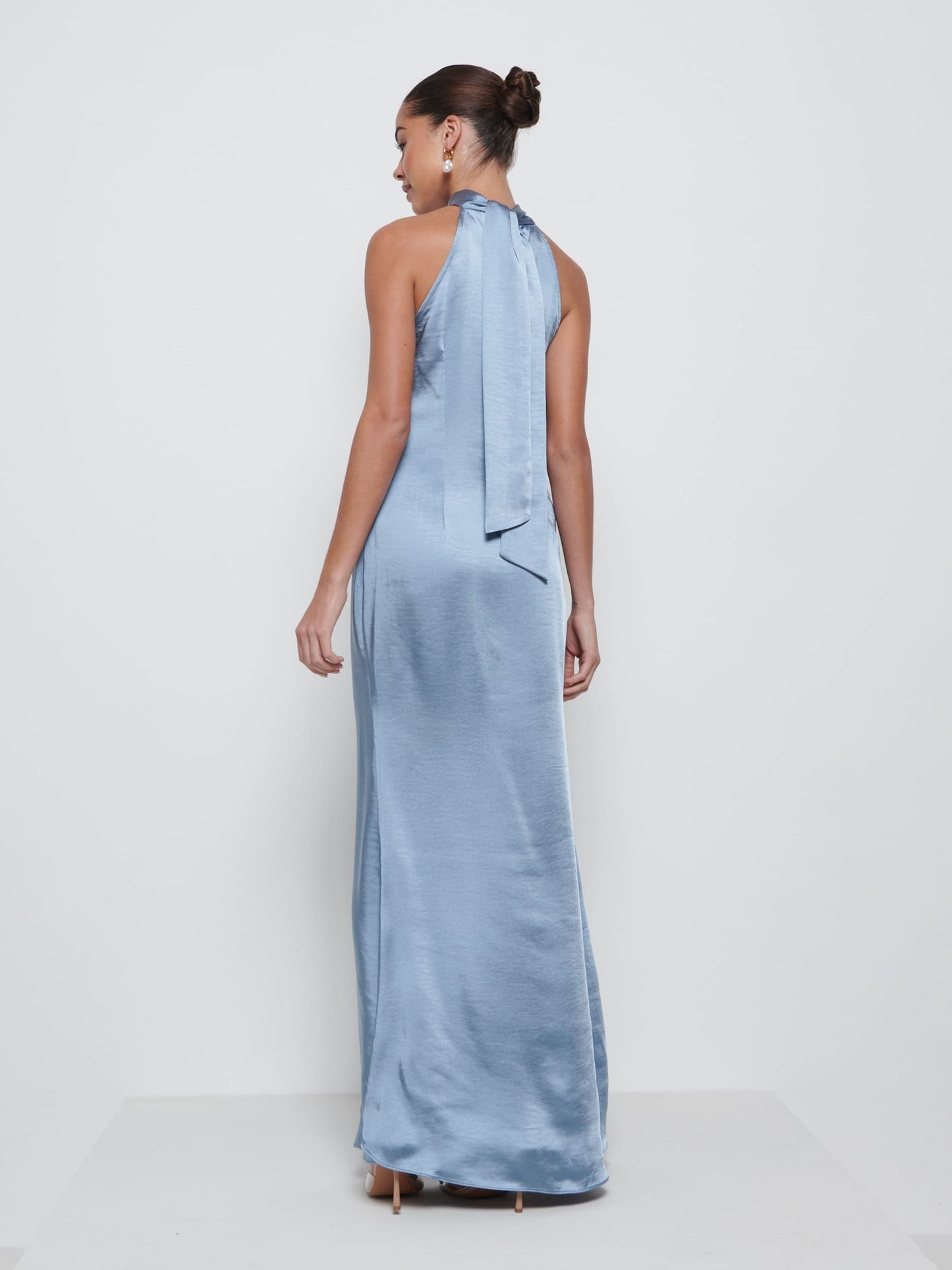 Odelle Maxi Bridesmaid Dress - Dusty Blue