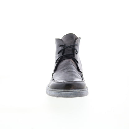 Bed Stu Duke II F437514 Mens Gray Leather Lace Up Casual Dress Boots