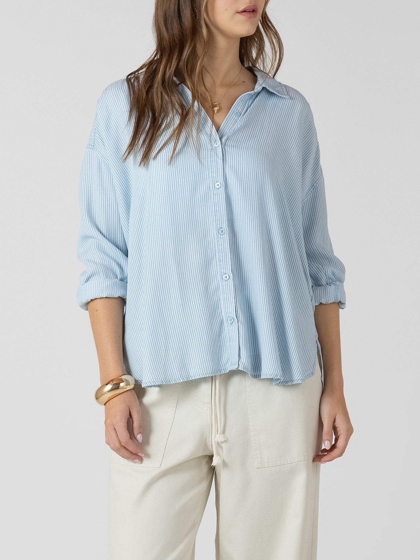 DEX Relaxed Button Front Shirt